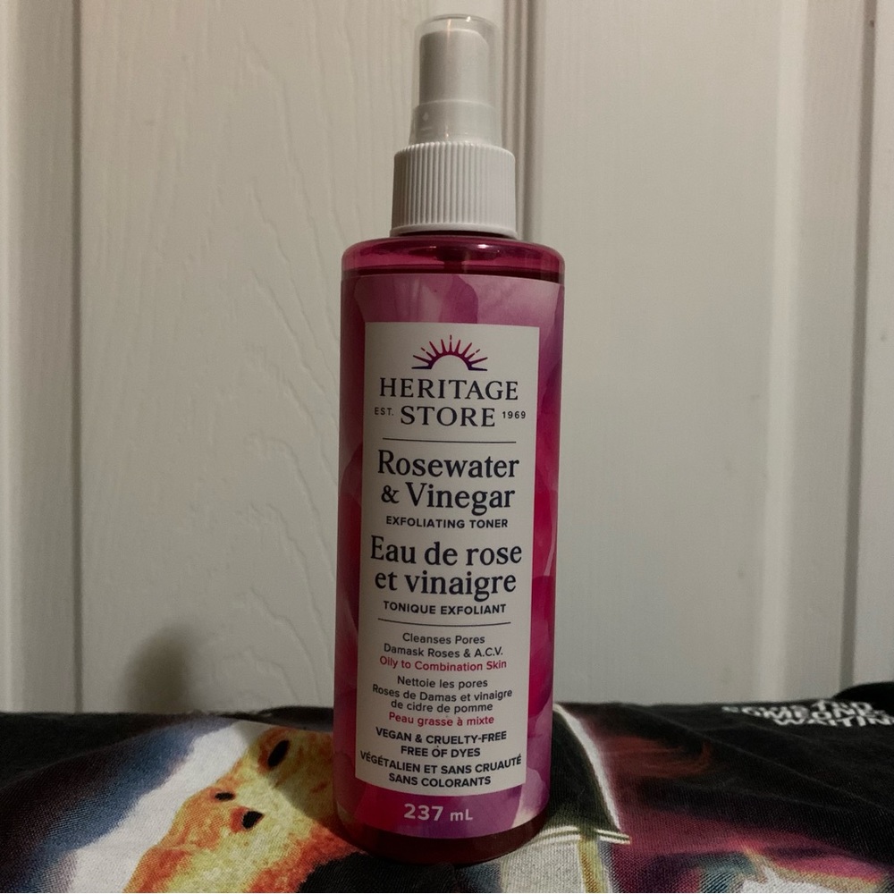 Rosewater & Apple Cider Vinegar Exfoliating Toner | Heritage Store